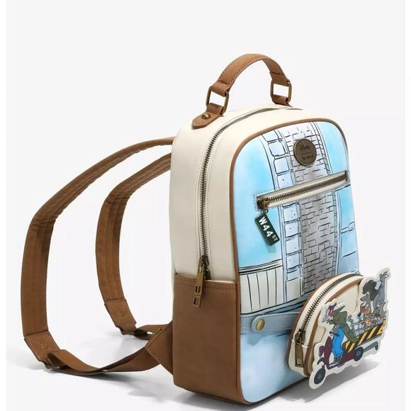 NWT Our Universe Disney Oliver & Company Cart Mini Backpack & Coin Purse Set